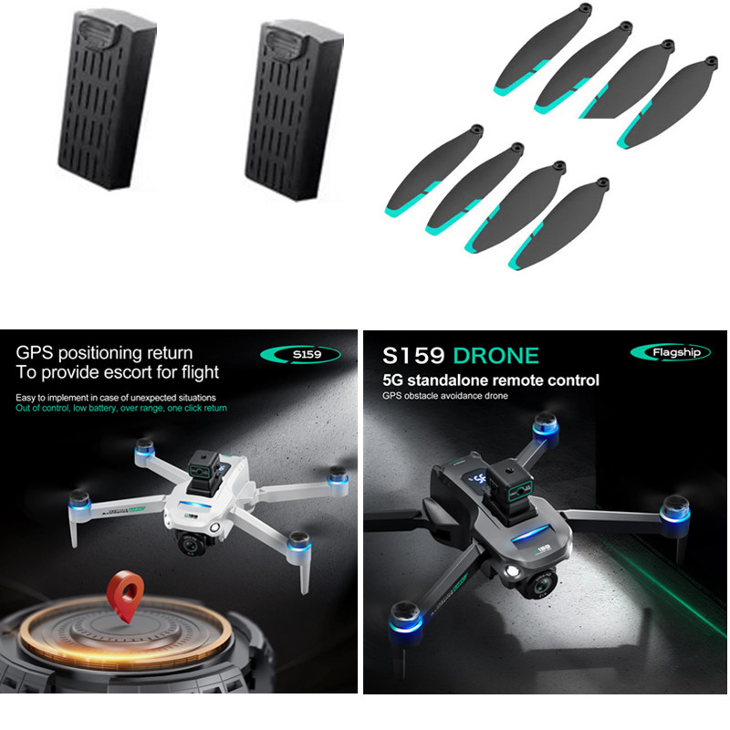 Drone Rc Gps S159 - S159 Drone Batterij S159 Borstelloze RC