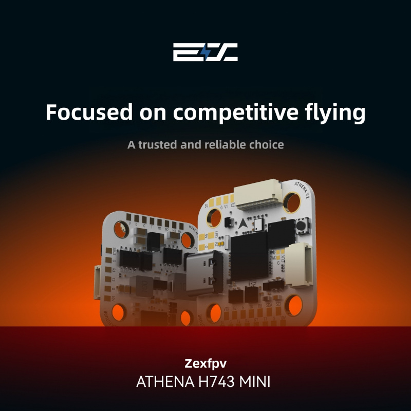 Drone Rc Flight Controller - ZEX ATHENA H743 Mini Flight Controller