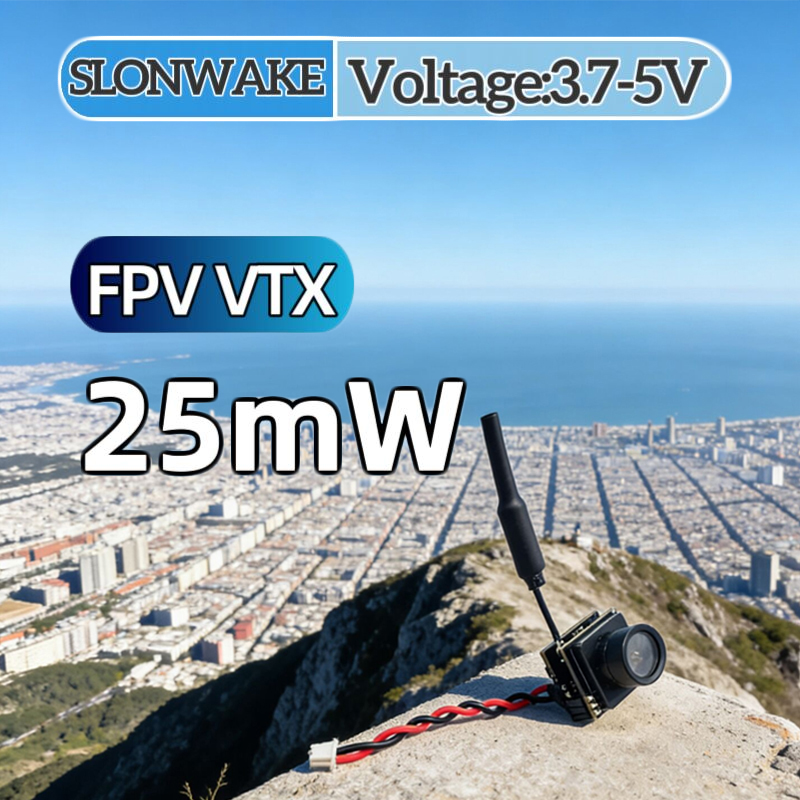 Rc Airplane Drone - SLONWAKE FPV 25mW vermogenssimulatie VTX geïntegreerde