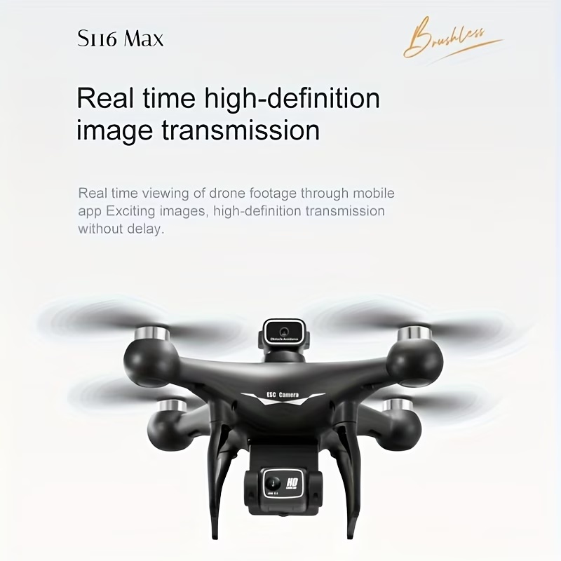 Drone Rc S116 - Nieuwe borstelloze motor optische stroompositioneringsdrone S116,