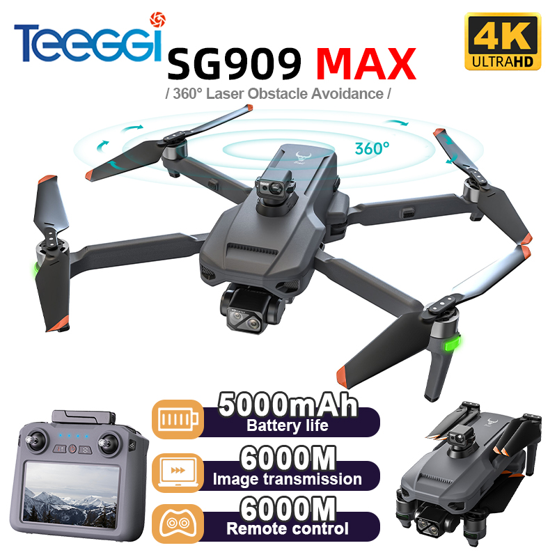 Drone Rc Plegable - Teeggi SG909 MAX GPS-drone met 4K-camera