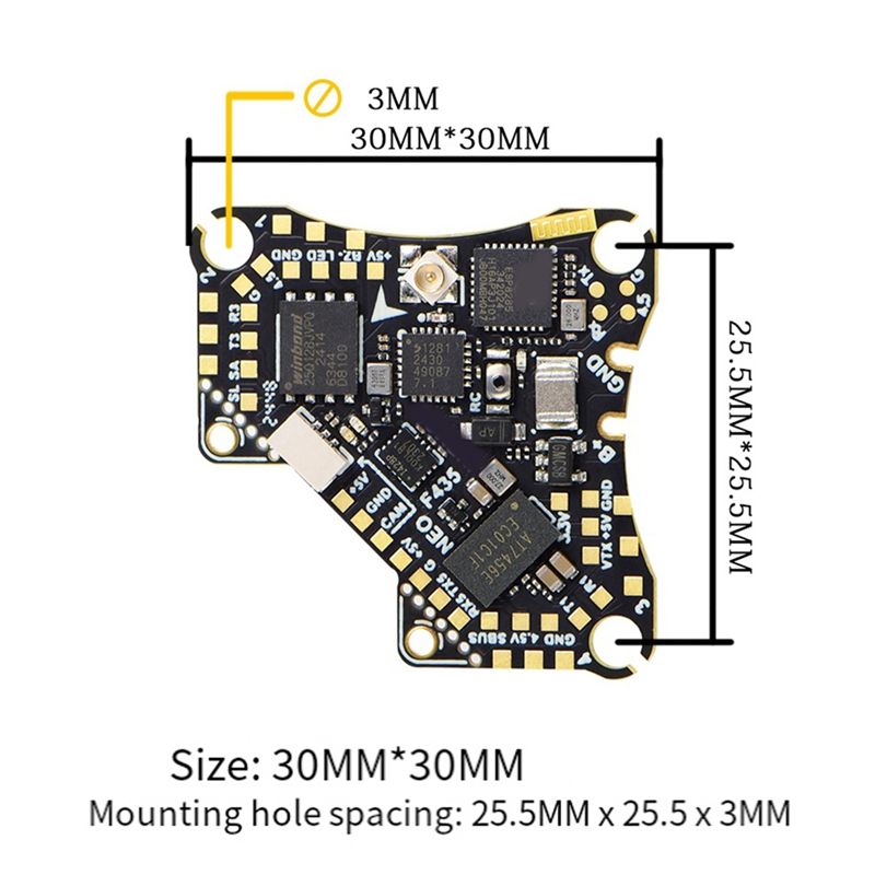 FBIL-F435 NEO 1S AIO Vluchtcon - Drone Rc Flight Controller recensie en prijs