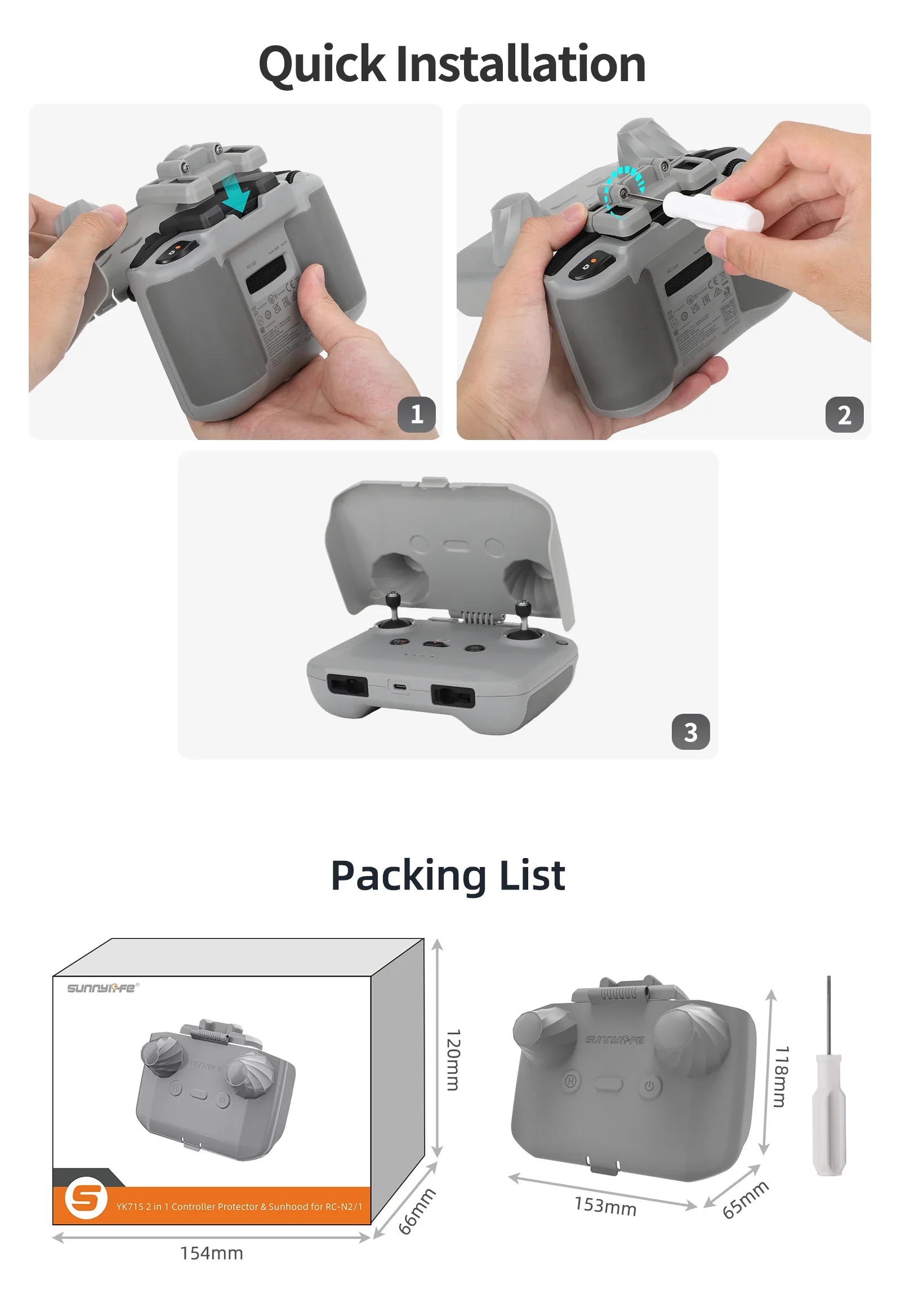 2 in 1 Controller Protector Zo - Drone Dji Rc Mini recensie en prijs