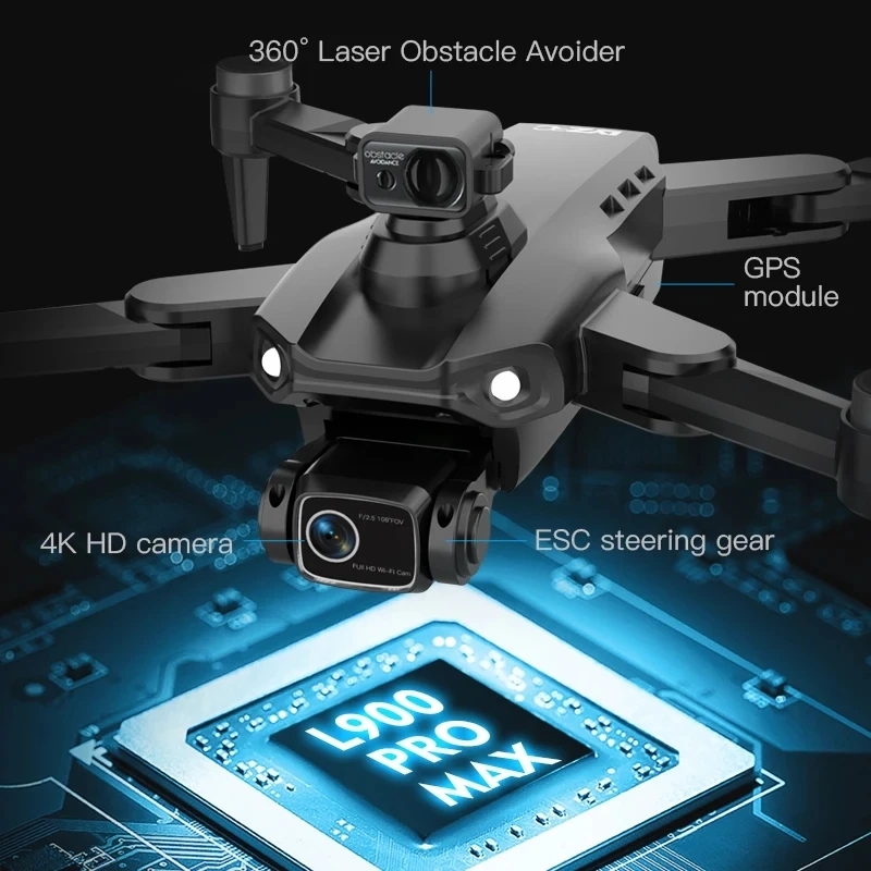 L900 Pro MAX GPS-drone 4K Prof - Drone Rc Plegable recensie en prijs