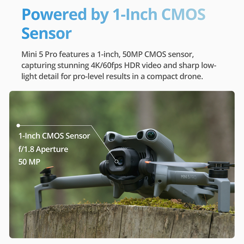 DJI Mini 5 Pro Fly Combo Drone - Fpv Camera Cmos recensie en prijs