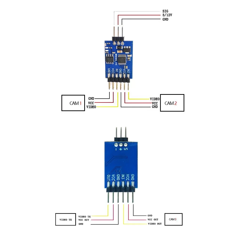 5.8G 3 Kanaals Video Switcher  - Rc Airplane Drone recensie en prijs
