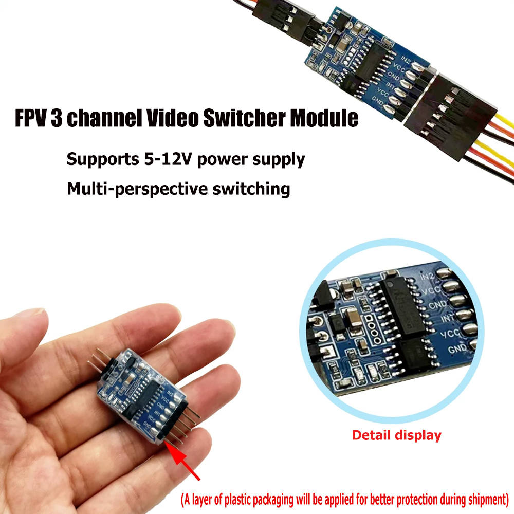 5.8G 3 Kanaals Video Switcher  - Rc Airplane Drone recensie en prijs