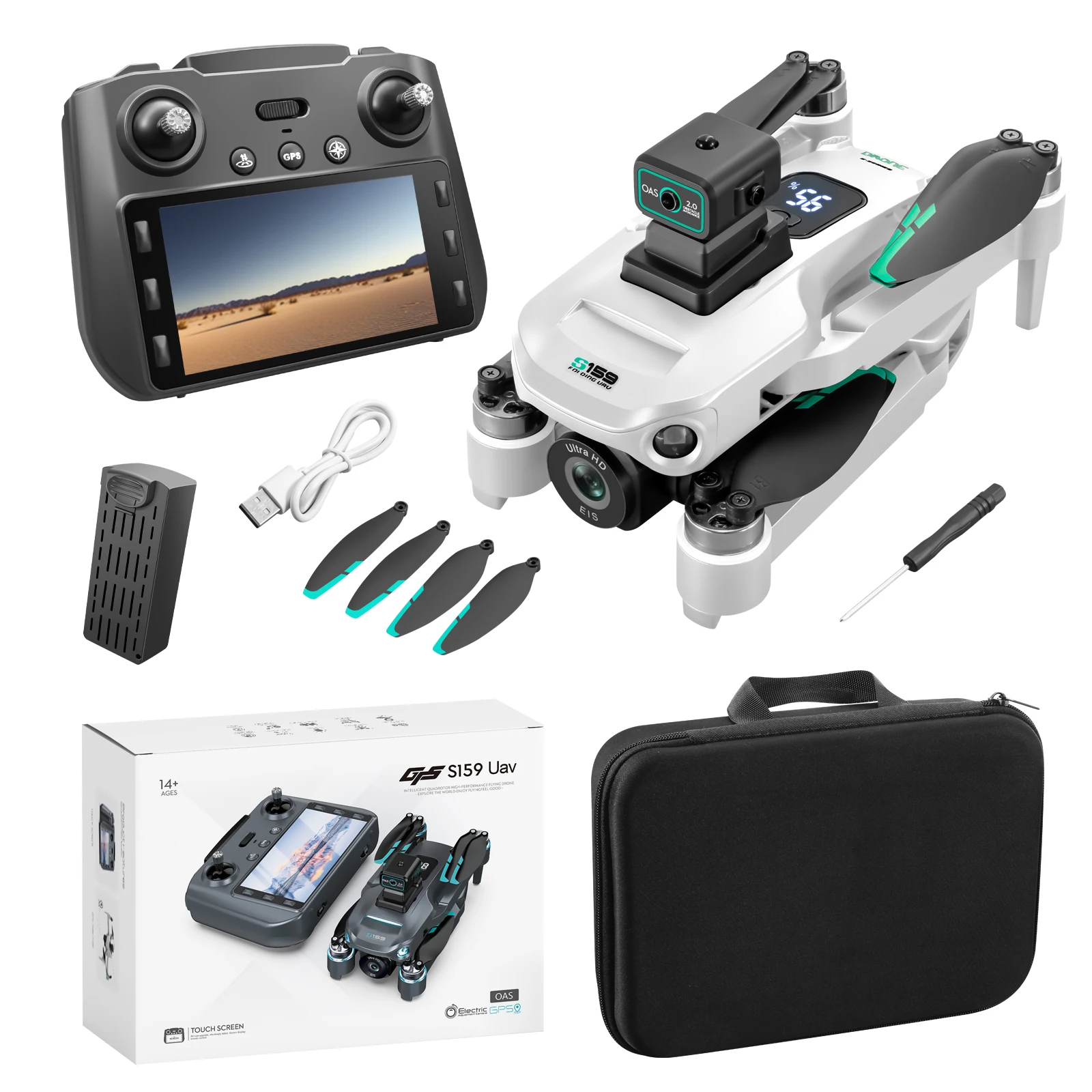 Professionele S159 GPS Drone M - Drone Rc Gps S159 recensie en prijs