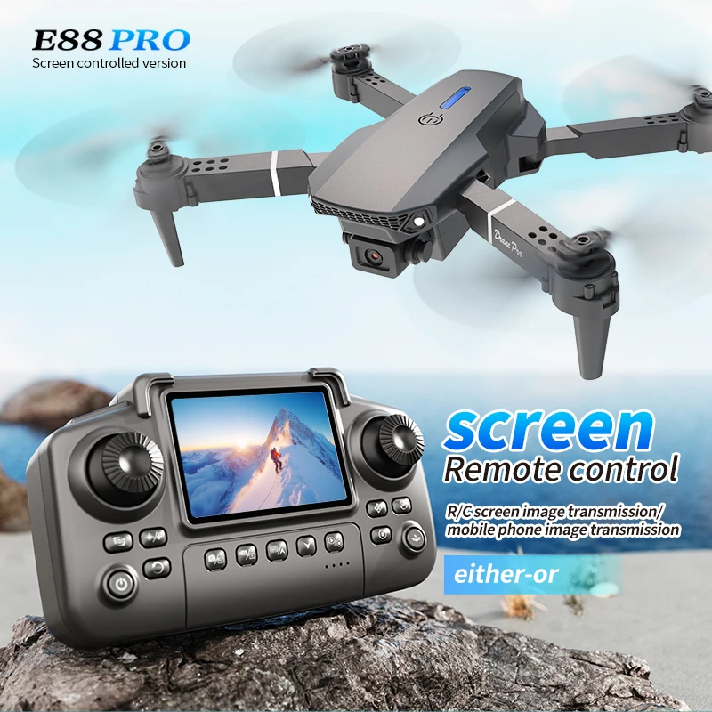 Professionele E88 PRO Drone me - Drone Rc Plegable recensie en prijs