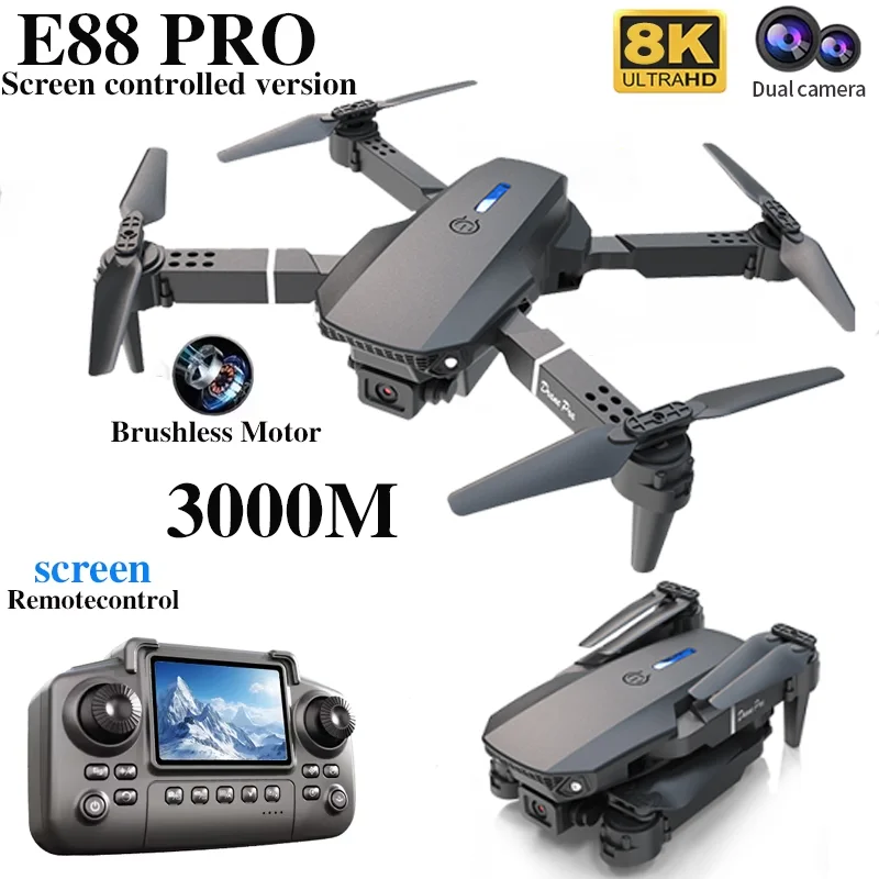Professionele E88 PRO Drone me - Drone Rc Plegable recensie en prijs