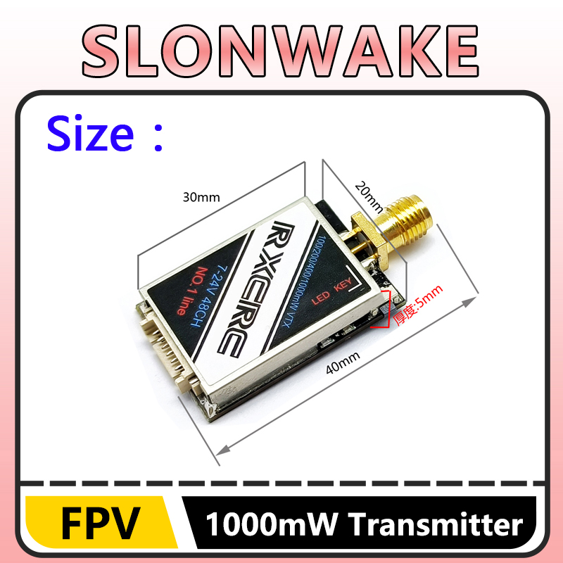 SLONWAKE 5.8G 48CH 1W VTX 100/ - Fpv Camera Cmos recensie en prijs