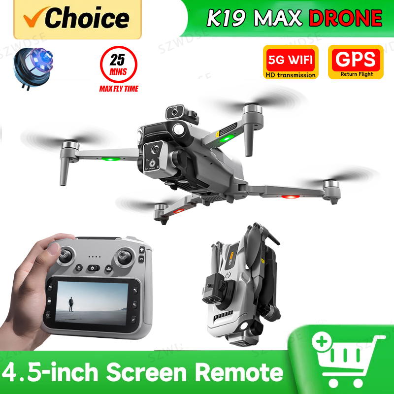 2026 K19 MAX GPS Drone Cam Vis - Fpv Camera Cmos recensie en prijs