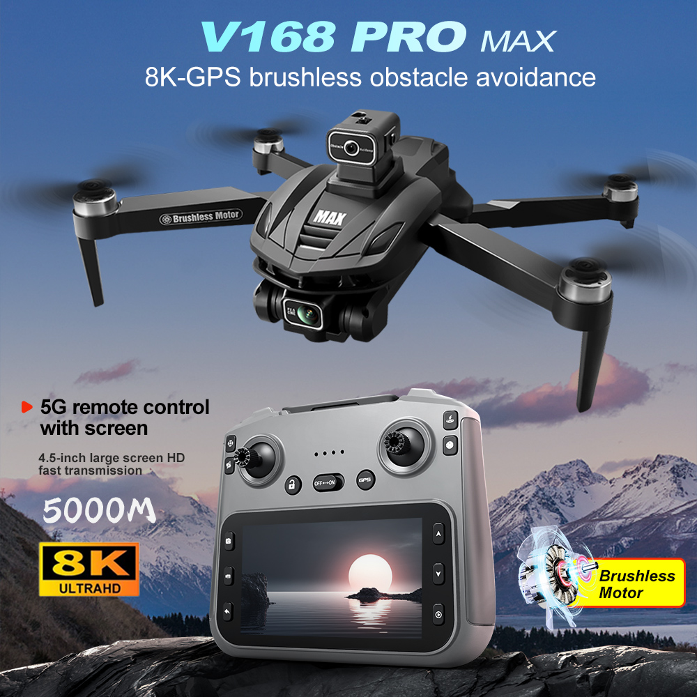 V168 PRO Max GPS Drone 8K Prof - Dron Rc Quadcopter recensie en prijs