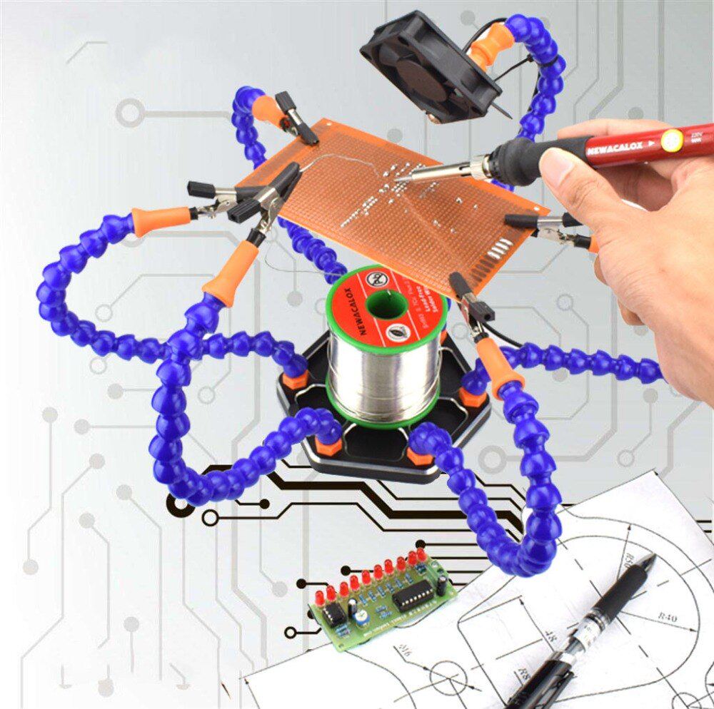 6-klauw lasstation van alumini - Drone Rc Flight Controller recensie en prijs