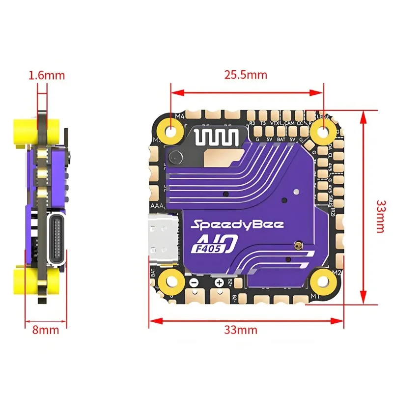 SpeedyBee F405 AIO Flight Cont - Drone Rc Flight Controller recensie en prijs