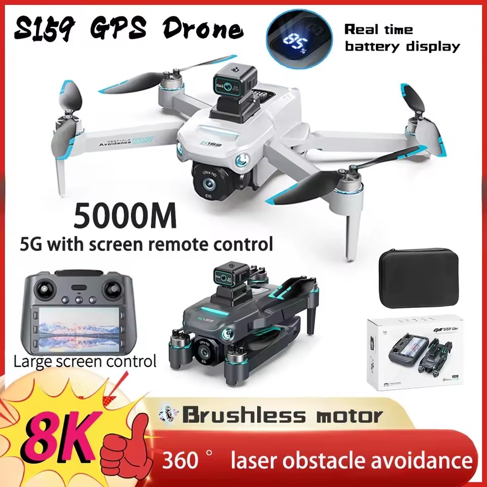NIEUWE S159 GPS 5G WiFi FPV dr - Drone Rc Gps S159 recensie en prijs