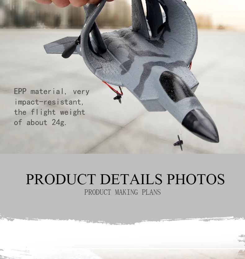 Foam RC vliegtuig F22 Fighter  - Drone F22 Rc recensie en prijs