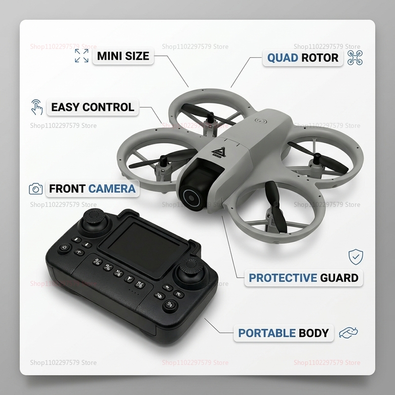 2026 Mini RC Drone met 8K HD c - Drone Rc Flight Controller recensie en prijs